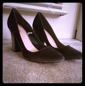 Velvet Pumps *worn once*
